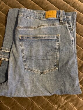 American Eagle Outfitters Light Blue Flare/Wide Leg Jeans